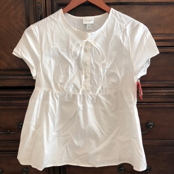 Isaac Mizrahi for Target | Tops | Isaac Mizrahi For Target White Blouse Nwt  Sz S | Poshmark